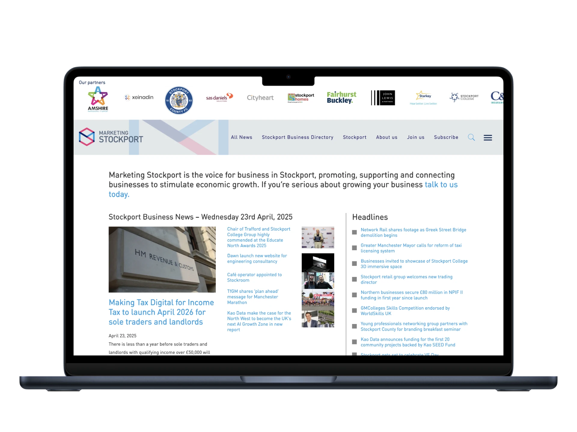 Marketing Stockport by Instilled