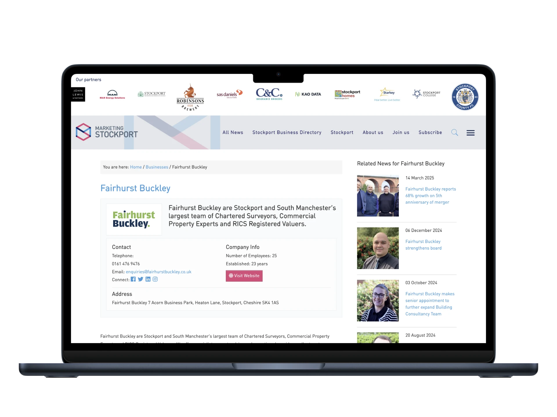 Marketing Stockport by Instilled
