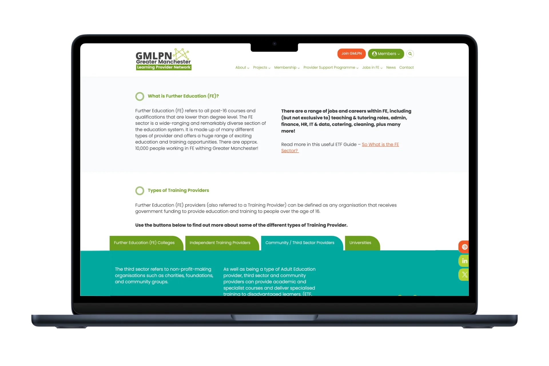 GMLPN Website by Instilled