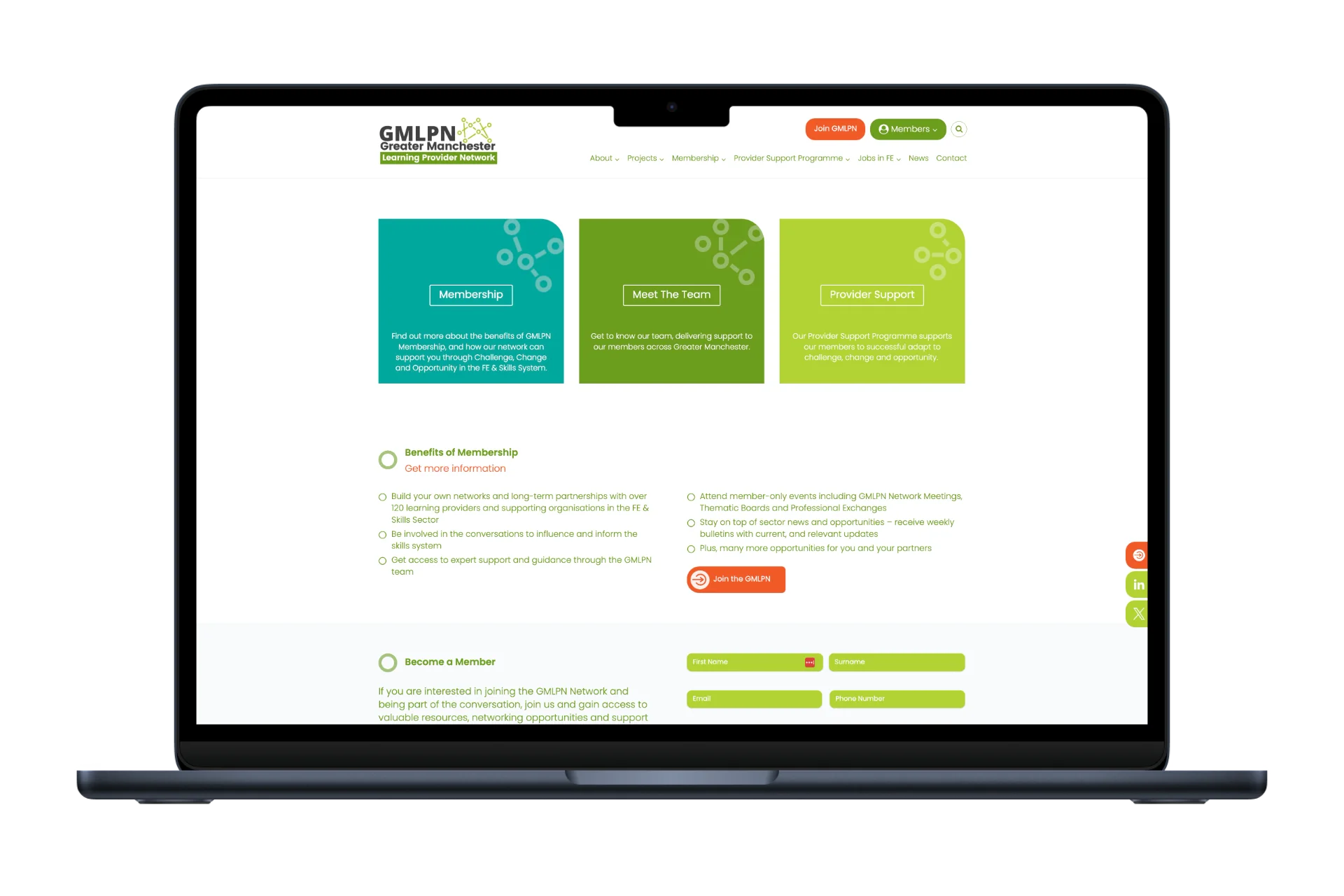 GMLPN Website by Instilled